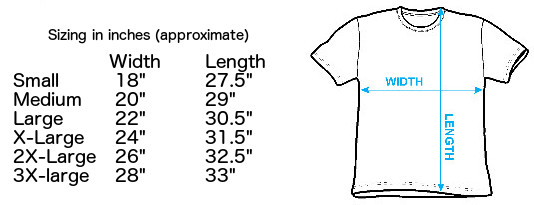 t shirt medium size in cm